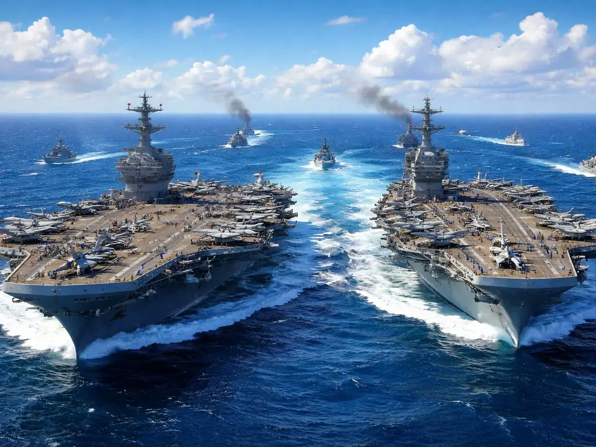 یو ایس ایس ابراہم لنکن اوریو ایس ایس جیرالڈ آڑ فورڈ